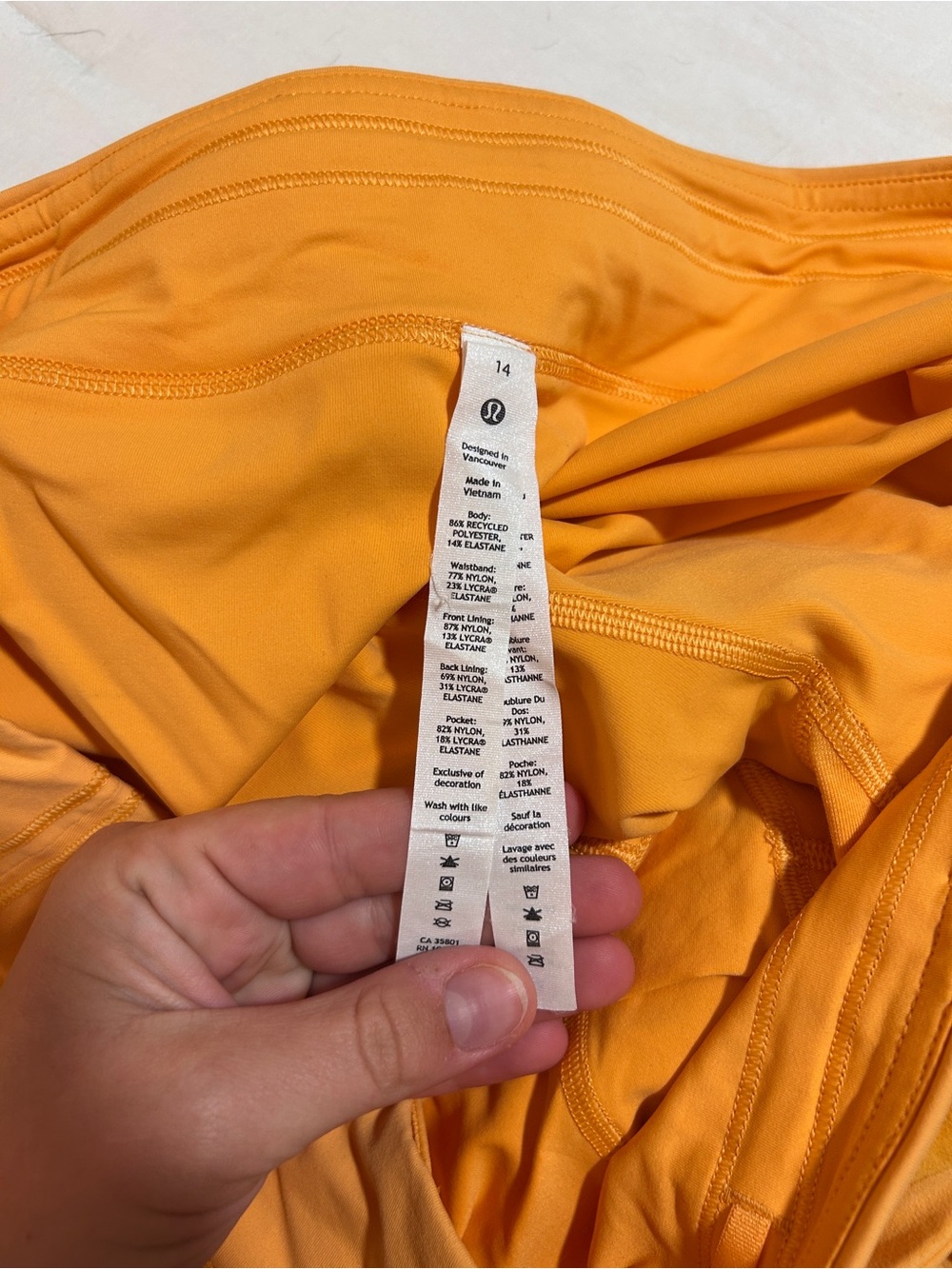 lululemon athletica Yellow Athletic Skirt and Bralette Set - Picture 5 of 8